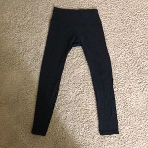 Size 8 Lululemon 7/8 length Black Aligns